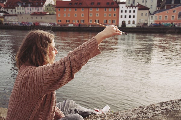 Intuitves Malen lernen in einem Online Kurs oder vor Ort.