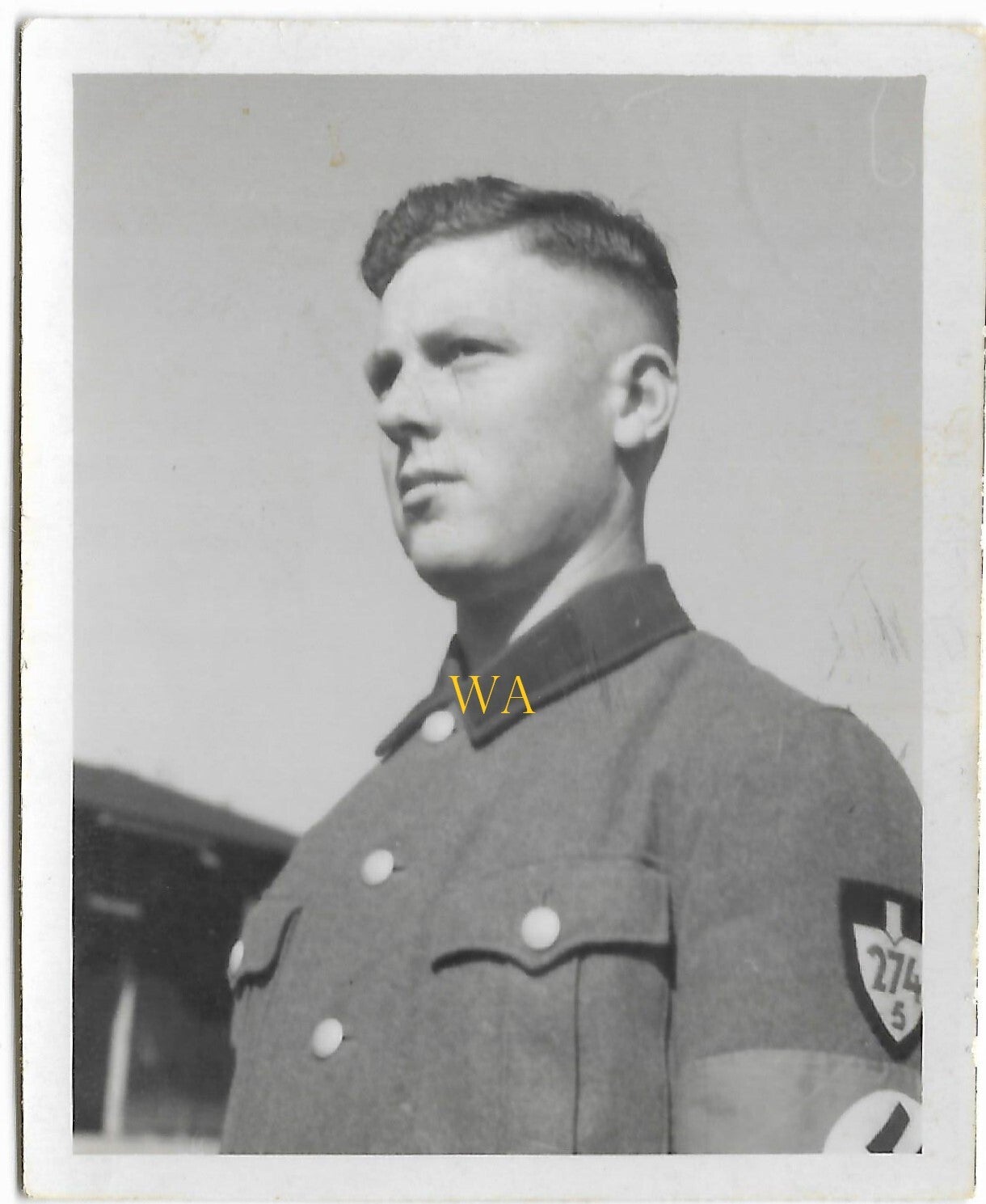 Portrait photo of a young RAD man. RAD-Abt. 5/274