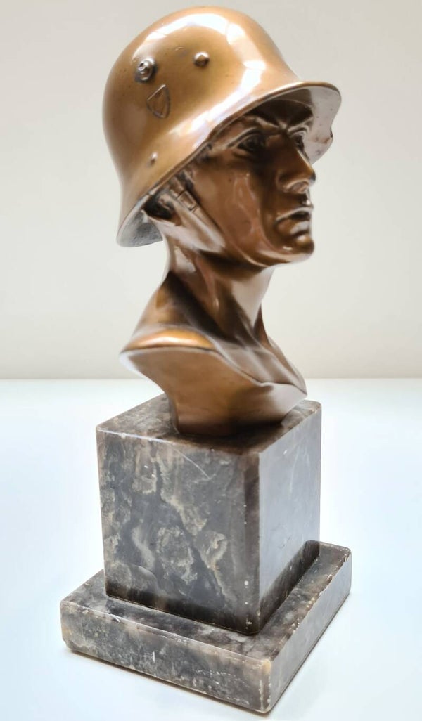 Bust of a German Wehrmacht soldier