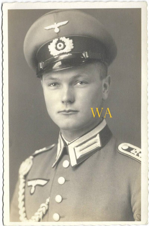 Portrait photograph of a Lieutenant killed in France ( June 1940).