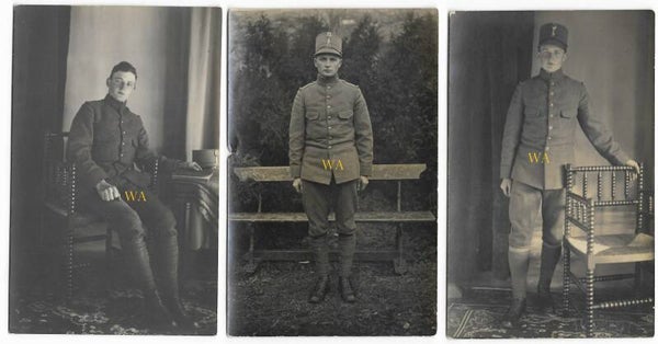 Photo set of a Dutch soldier, late 1930s.