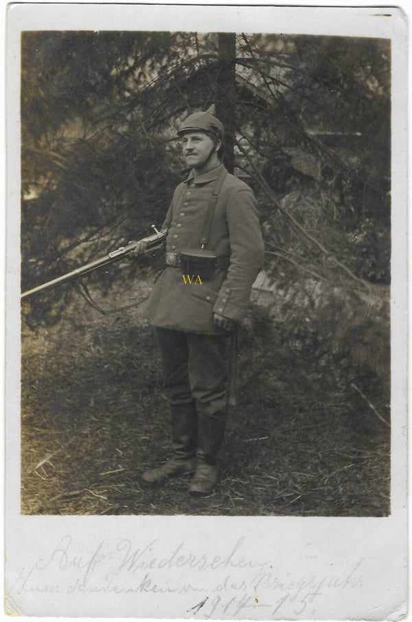 Feldpostkarte 15. Res. Korps. Card written from the battlefield on 16 March 1915 !