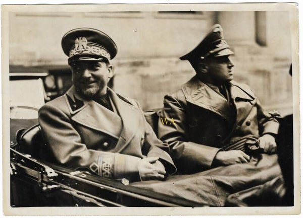 Visit to the 'Reichskanzlei' by Dr Frank and Italian justice minister Graf