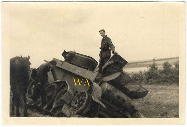 Captured Russian BT-5 Panzer Tank