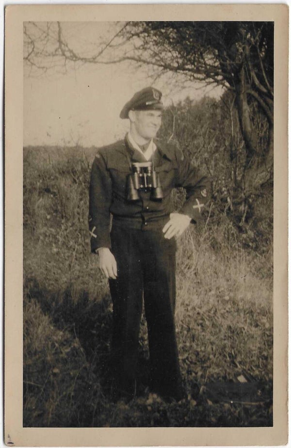 Kriegsmarine Küstenartillerie with large binoculars