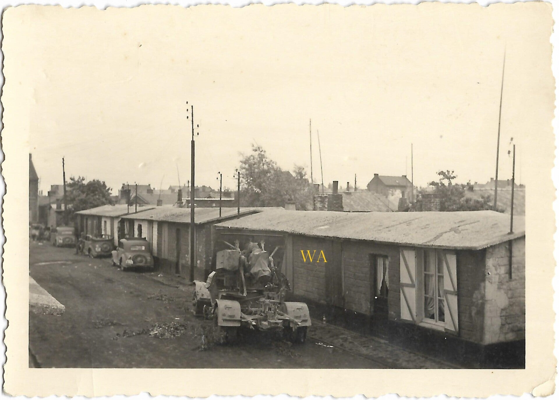 Luftwaffe FLAK Cannon, presumably on the Eastern Front.