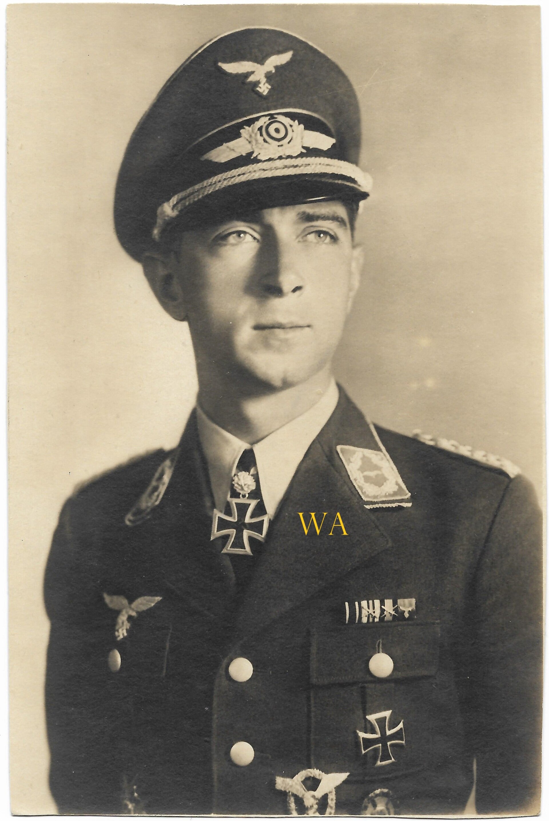 Hoffmann postcard: Oberst Werner Mölders ( Knights Cross / Ritterkreuz)