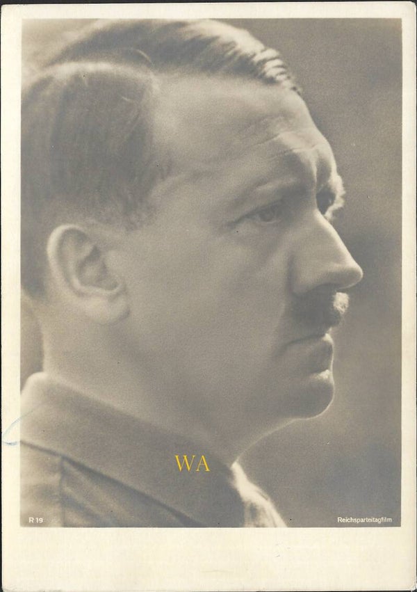 Propaganda card bearing a stamp and handwriting from an ‘Ortsfrauenschaftsleiterin’ ( NSF)