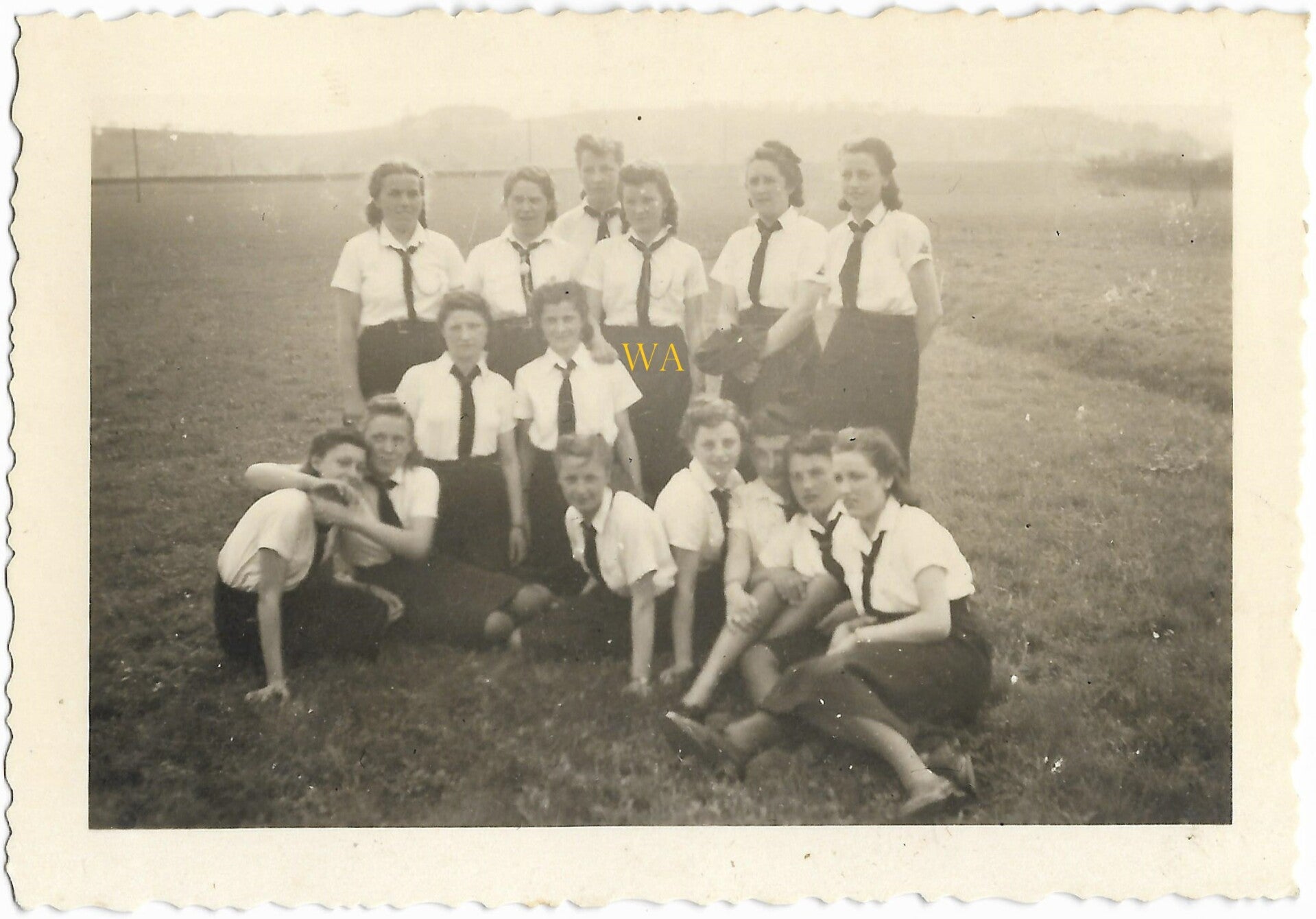 Group of BDM girls in the field