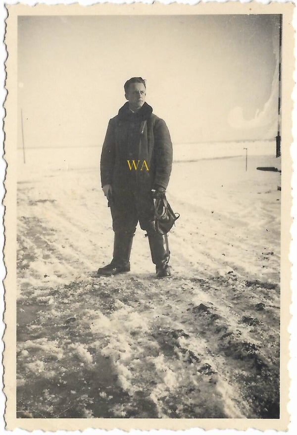 Luftwaffe Flieger in winter uniform