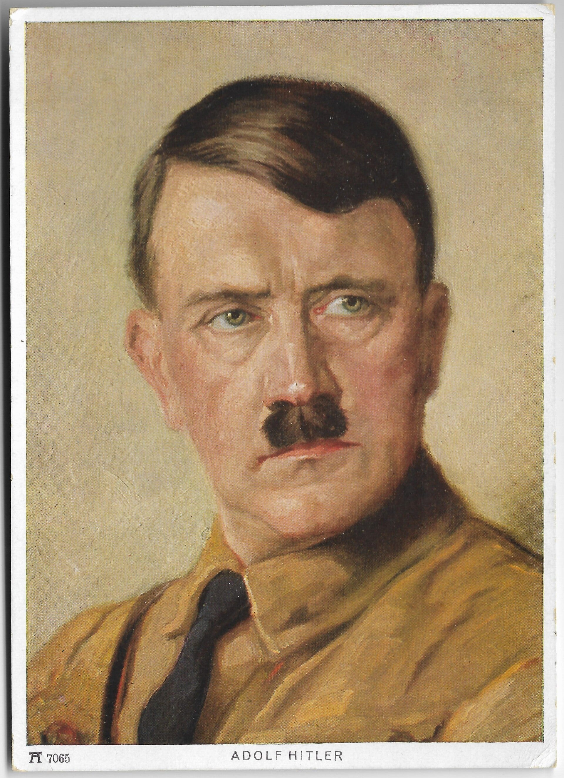 Adolf Hitler Ackermann 7065 Propaganda color portrait
