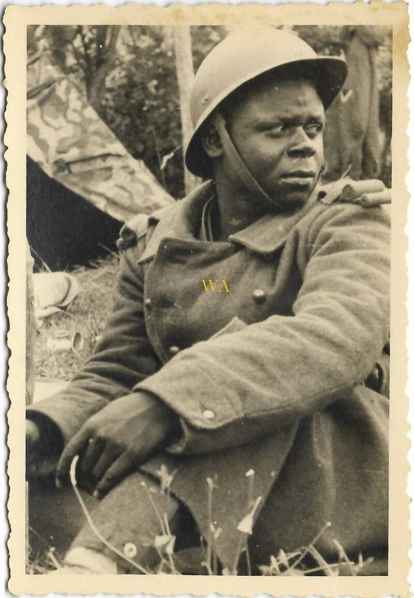 French colonial fighter captured by the Germans