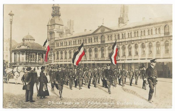 German troops enter Oostende (Belgium)