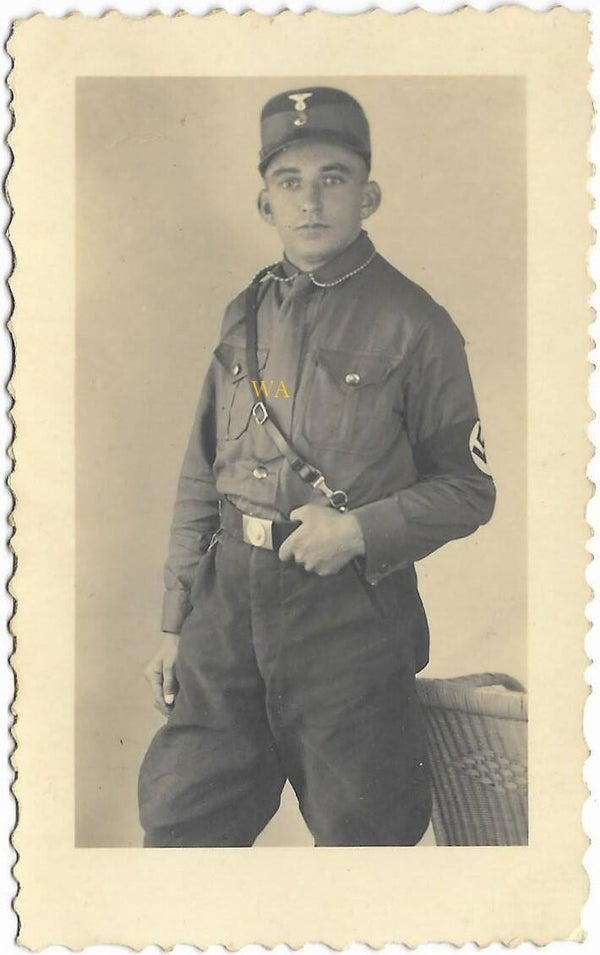 Studio portrait of a SA member - 1934