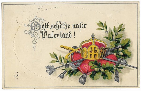 Postcard: 'Gott schütze unser Vaterland'