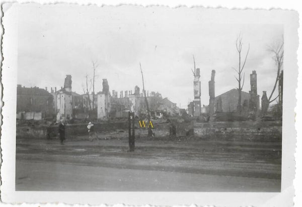 Smolensk (Russia) august 1941 - destroyed city