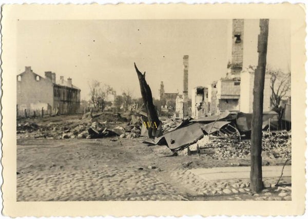 Minsk 1941 - destroyed city in Belarus