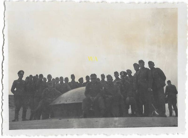 German soldiers on top of Fort de Douaumont. (Verdun France)