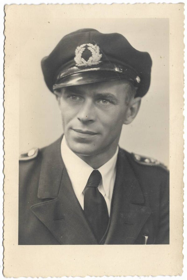 Kriegsmarine Portrait Cuxhaven on postcard