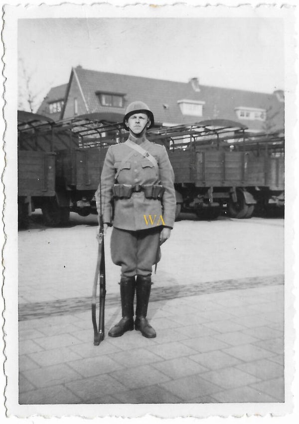 Dutch soldier in Haarlem - April / May 1940.