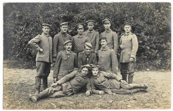 'Feldpost' card with German soldiers dated 1916