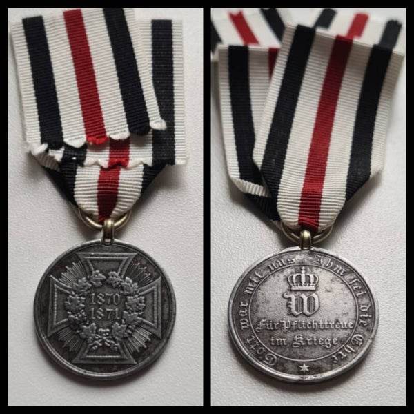 German Kriegsdenkmünze für die Feldzüge 1870/1871 for non combatants