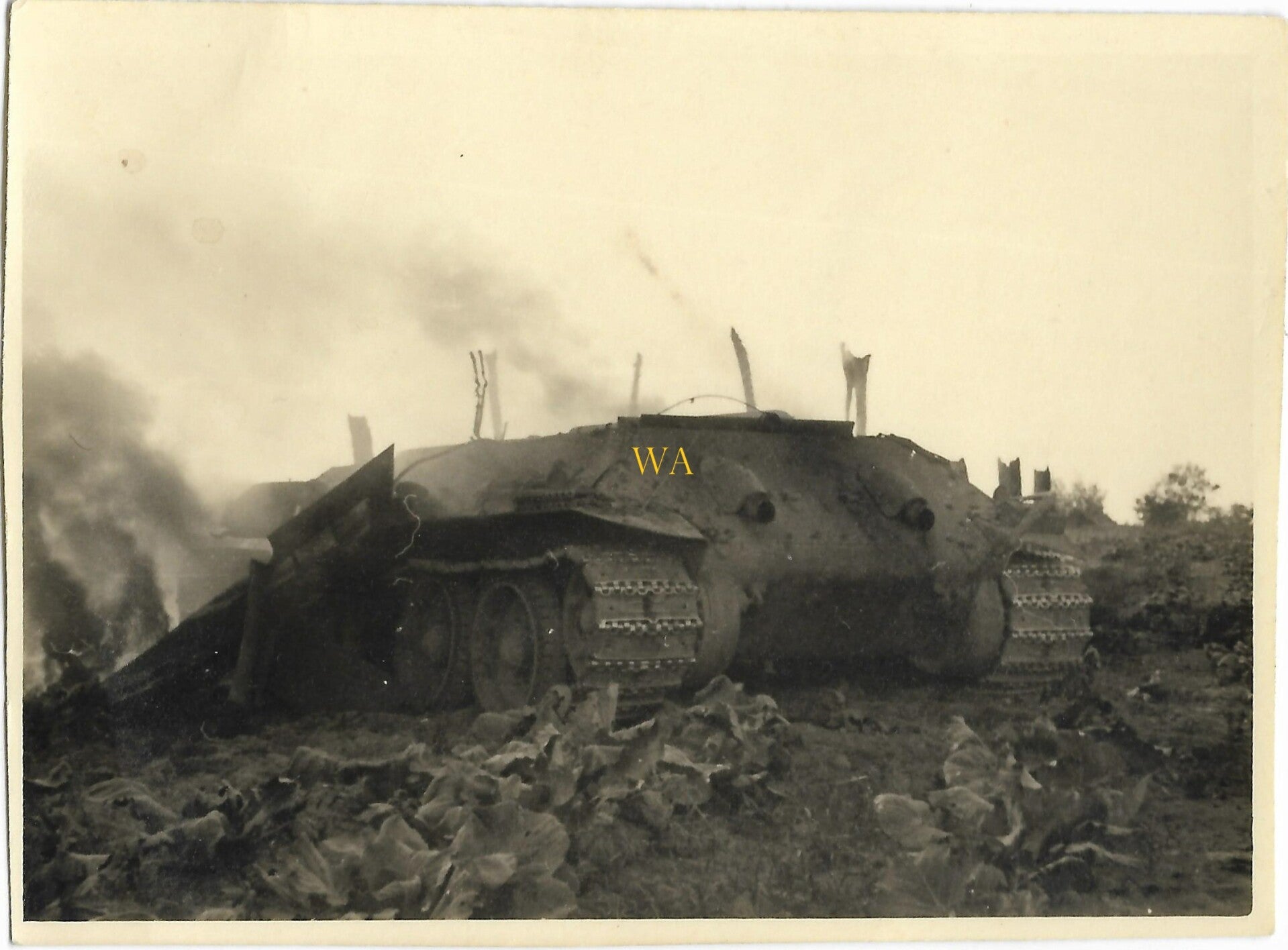 Destroyed T-34 Tank (Russian)