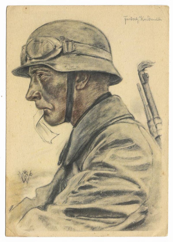 Kradmelder einer Panzerabteilung