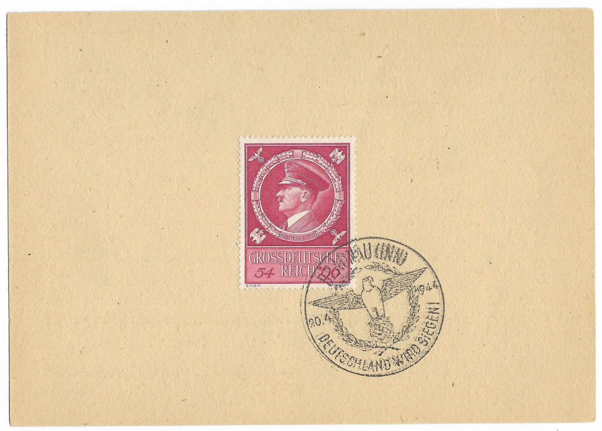 Postkarte in MINT-Condition 'Grossdeutsches Reich'