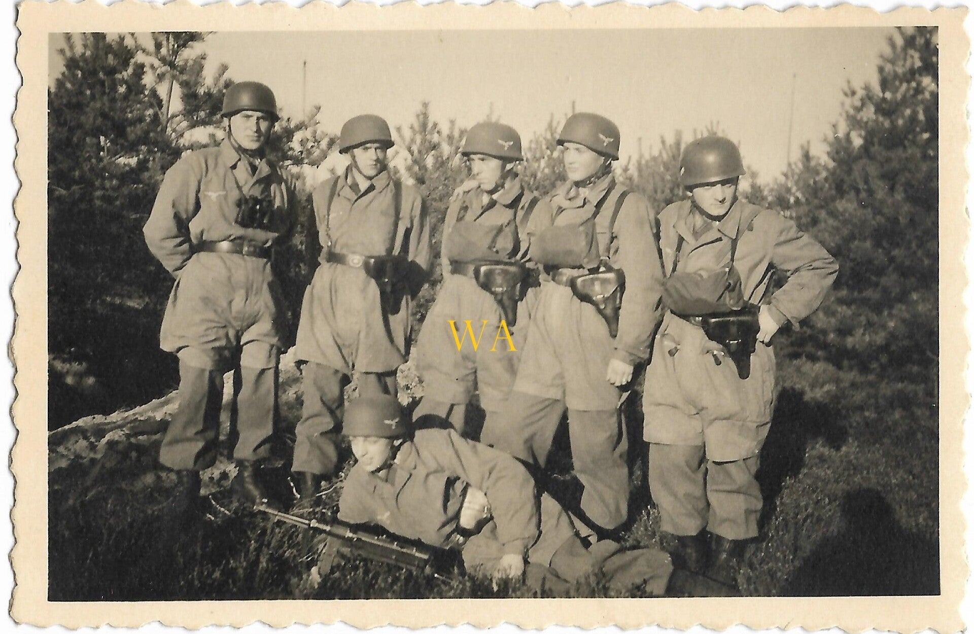 4x photo Fallschirmschule Stendal