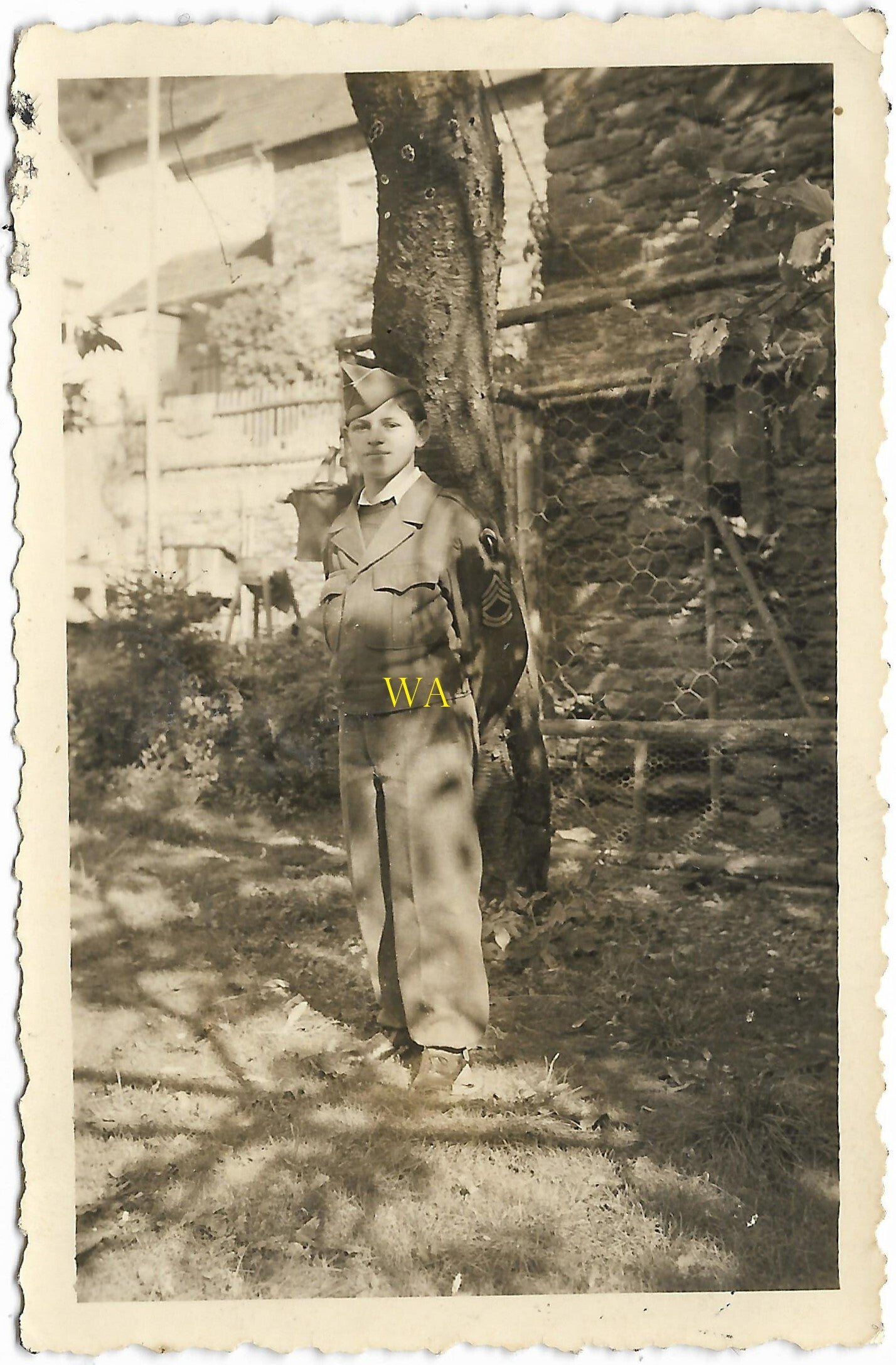 Very young American soldier