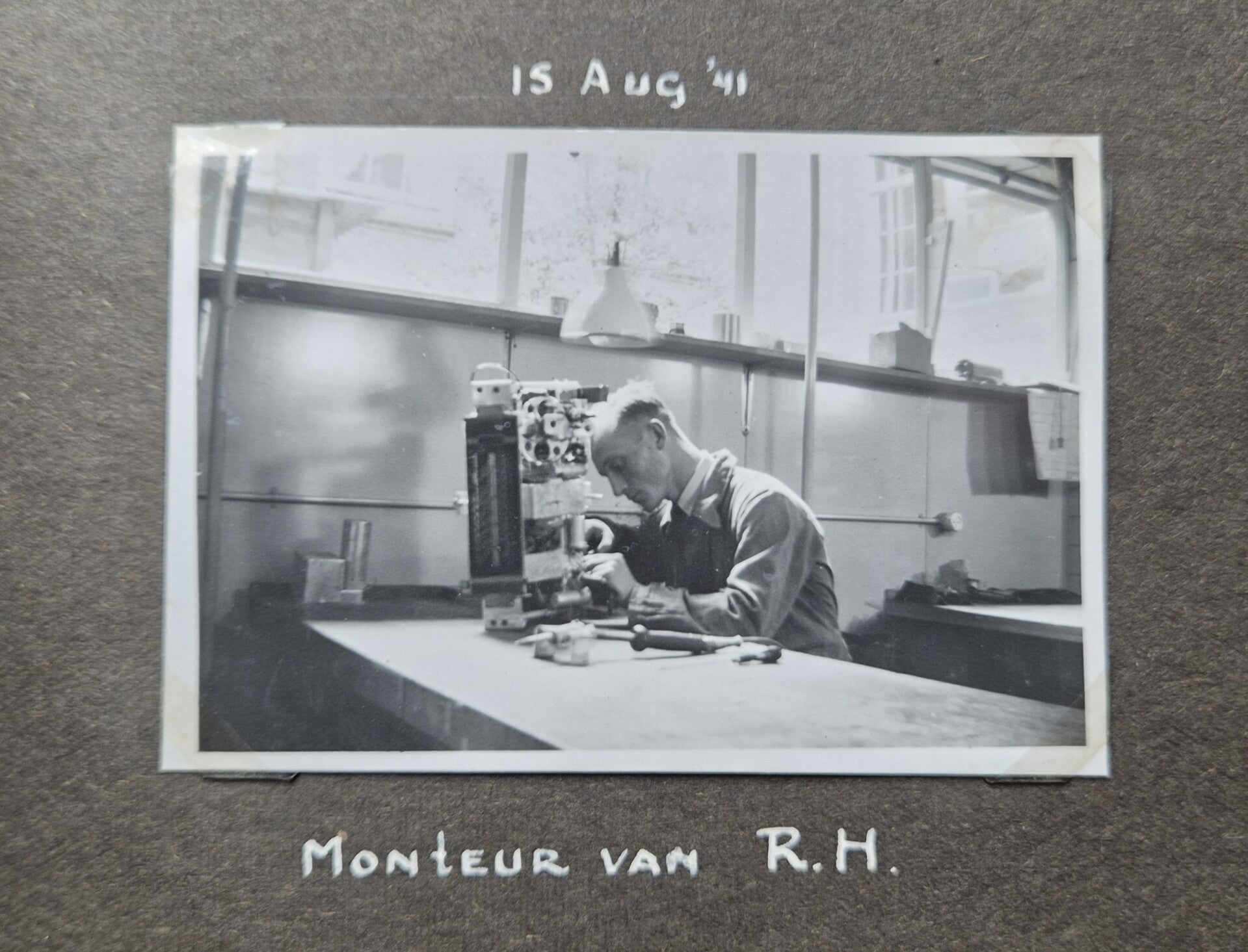 Dutch photo album from 1941 with photos of Radio Holland, Bussem, Soest, Hilversum, and Baarn.