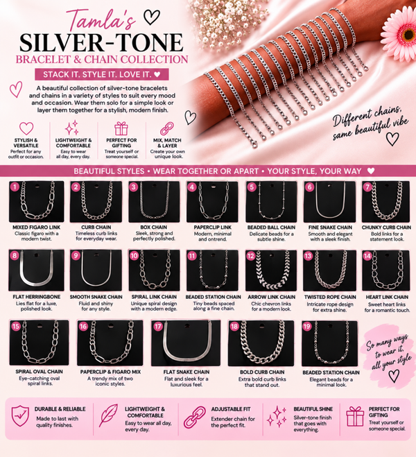 Tamla Silver-Tone Bracelet Collection