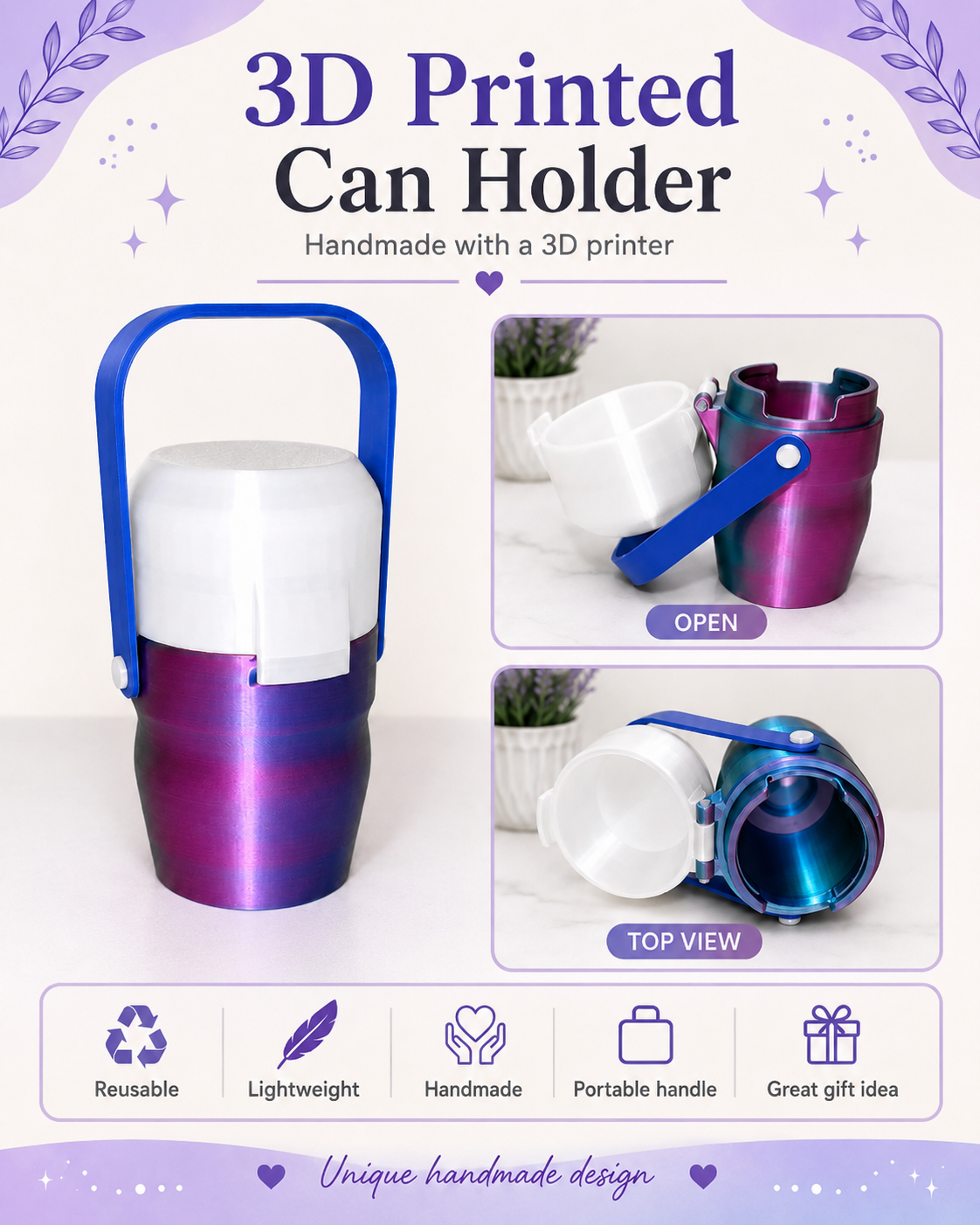 3D can holder