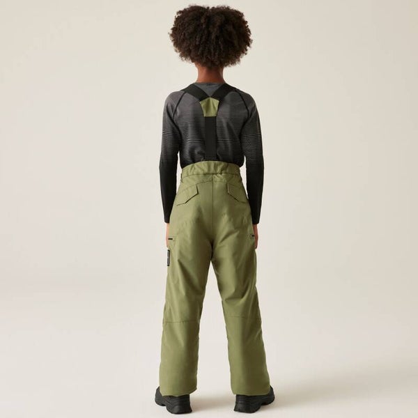 Kids' Pow II Waterproof Ski Pants | Olive Green