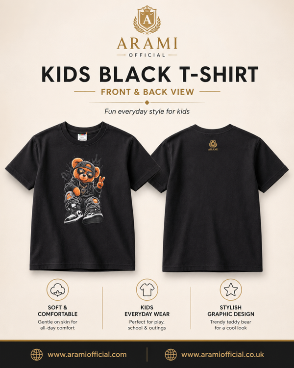 Arami Official – Kids Streetwear Teddy T-Shirt