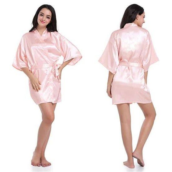 Baby Pink Satin Gown
