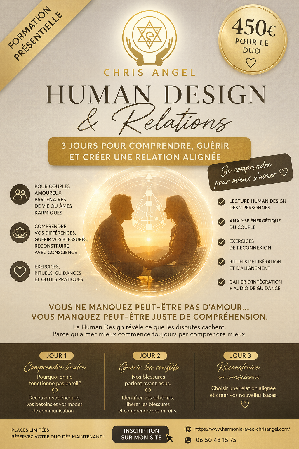 MINI FORMATION DUO – HUMAN DESIGN & RELATIONS  “Se comprendre pour mieux s’aimer”