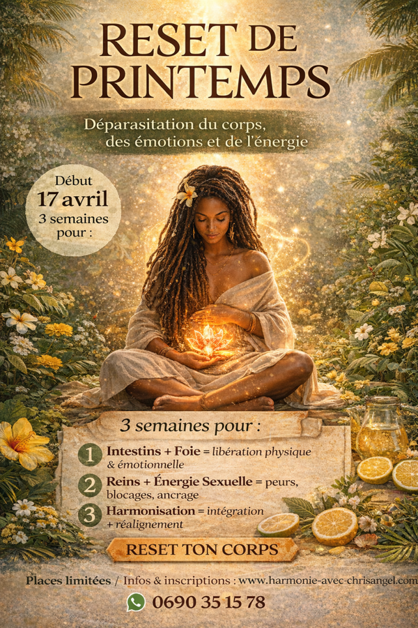 🌿 RESET DE PRINTEMPS – Déparasitation Corps, Émotions & Énergie
