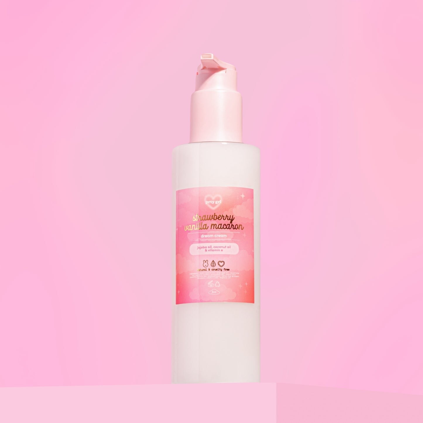 Prty grl beauty dream cream - Strawberry vanilla macaron 5ml