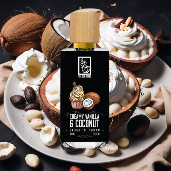The DUA brand - Creamy vanilla & Coconut
