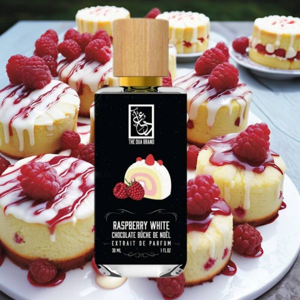 The DUA brand - Raspberry White Chocolate Bûche de noel