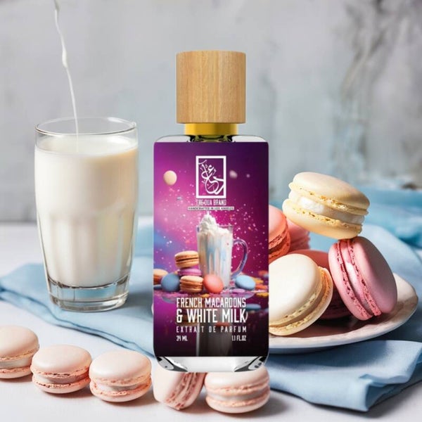 The DUA brand - French Macaroons & White Milk