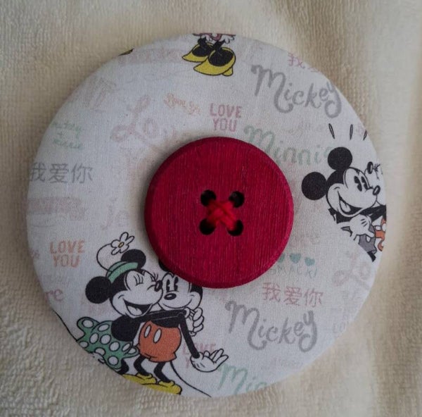 PORTE CARTES A JOUER ENFANT GROS BOUTON MICKEY