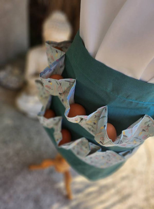 Tablier réversible pour ramasser les oeufs Adulte JARDIN