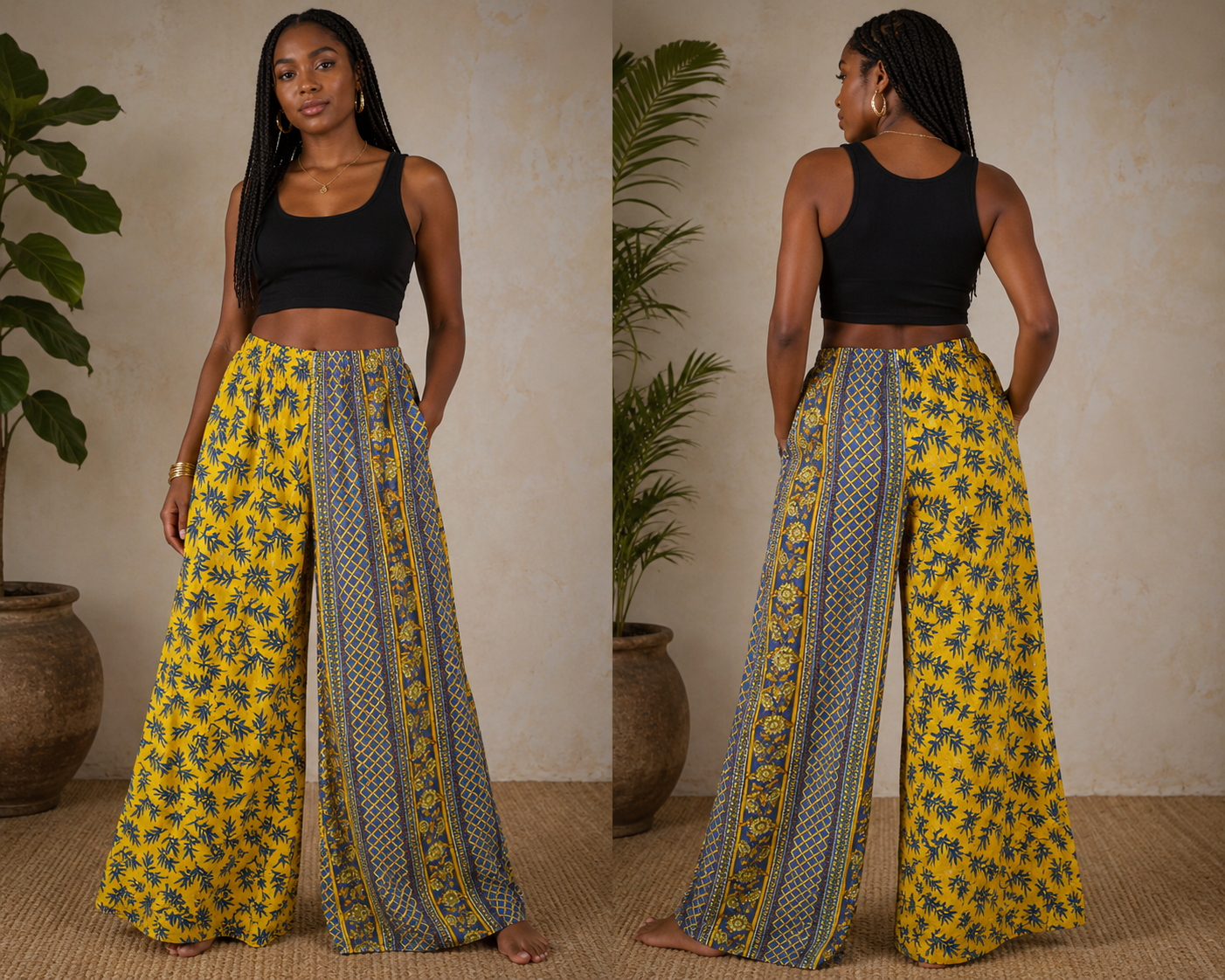 Multi - Pattern pants - P101