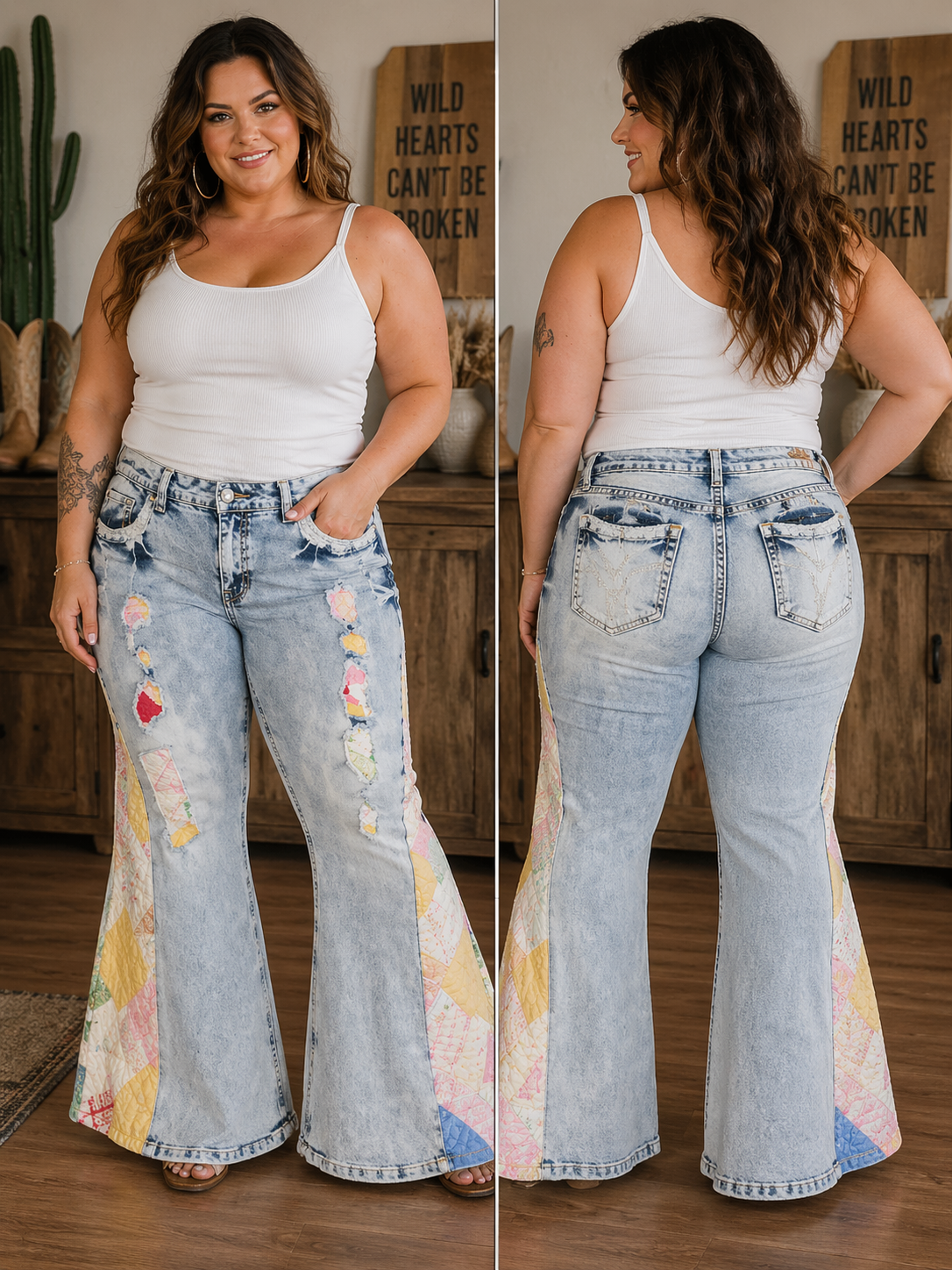 Up Cycle - Quilt Jeans - JP107