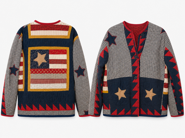 Americana Vintage Quilt Jacket