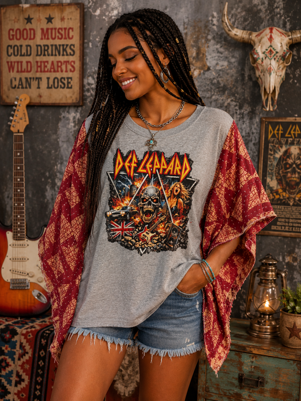Cool Up Cycled - Kantha Tee - K195