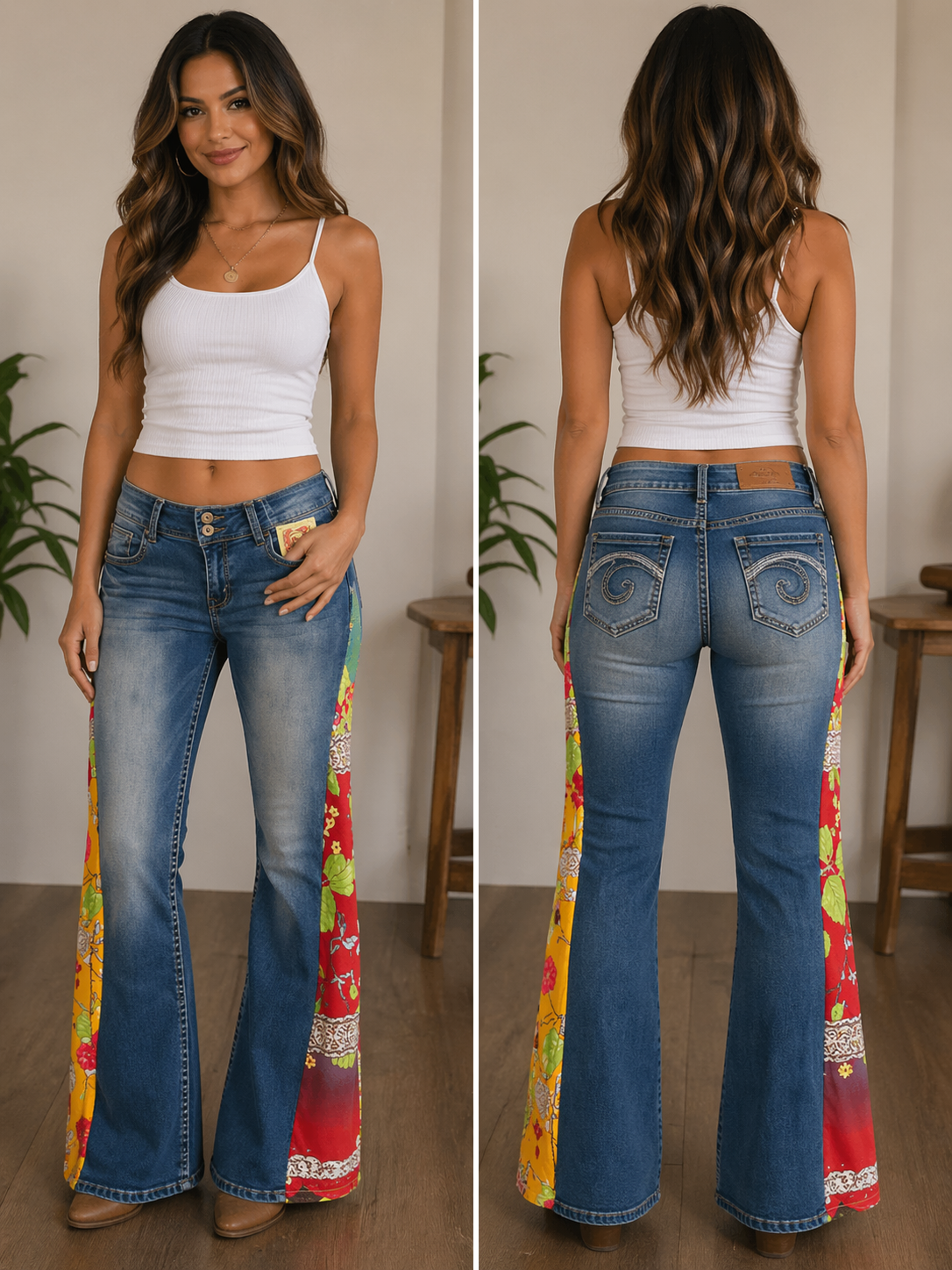 Up Cycle - Side Insert Jeans - JP105